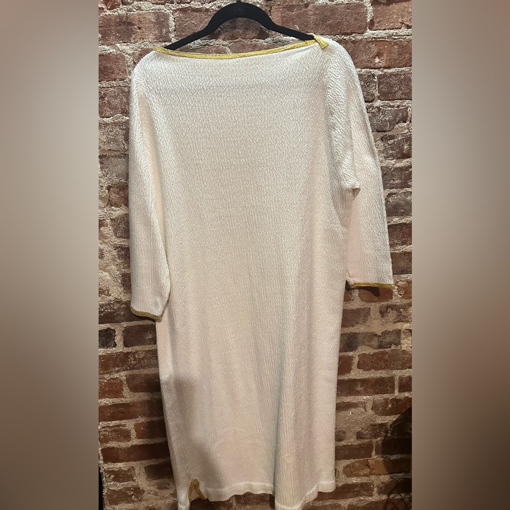 White Terry dress